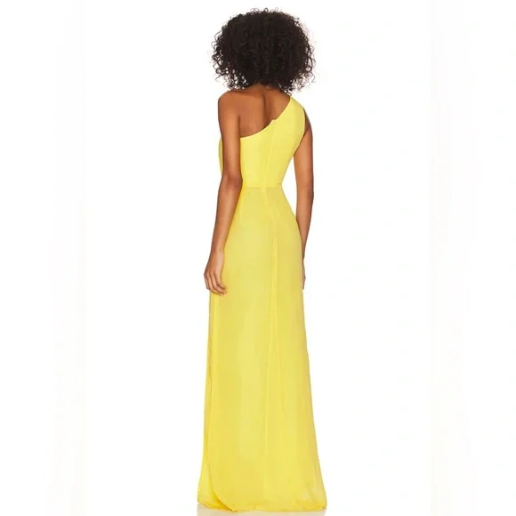 strapless open back dress Helene One-shoulder Dress main image 0